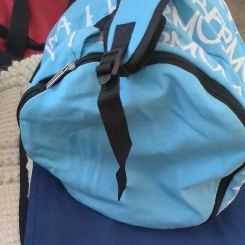 Blue Bermuda Drawstring Backpack - Picture 3 of 4